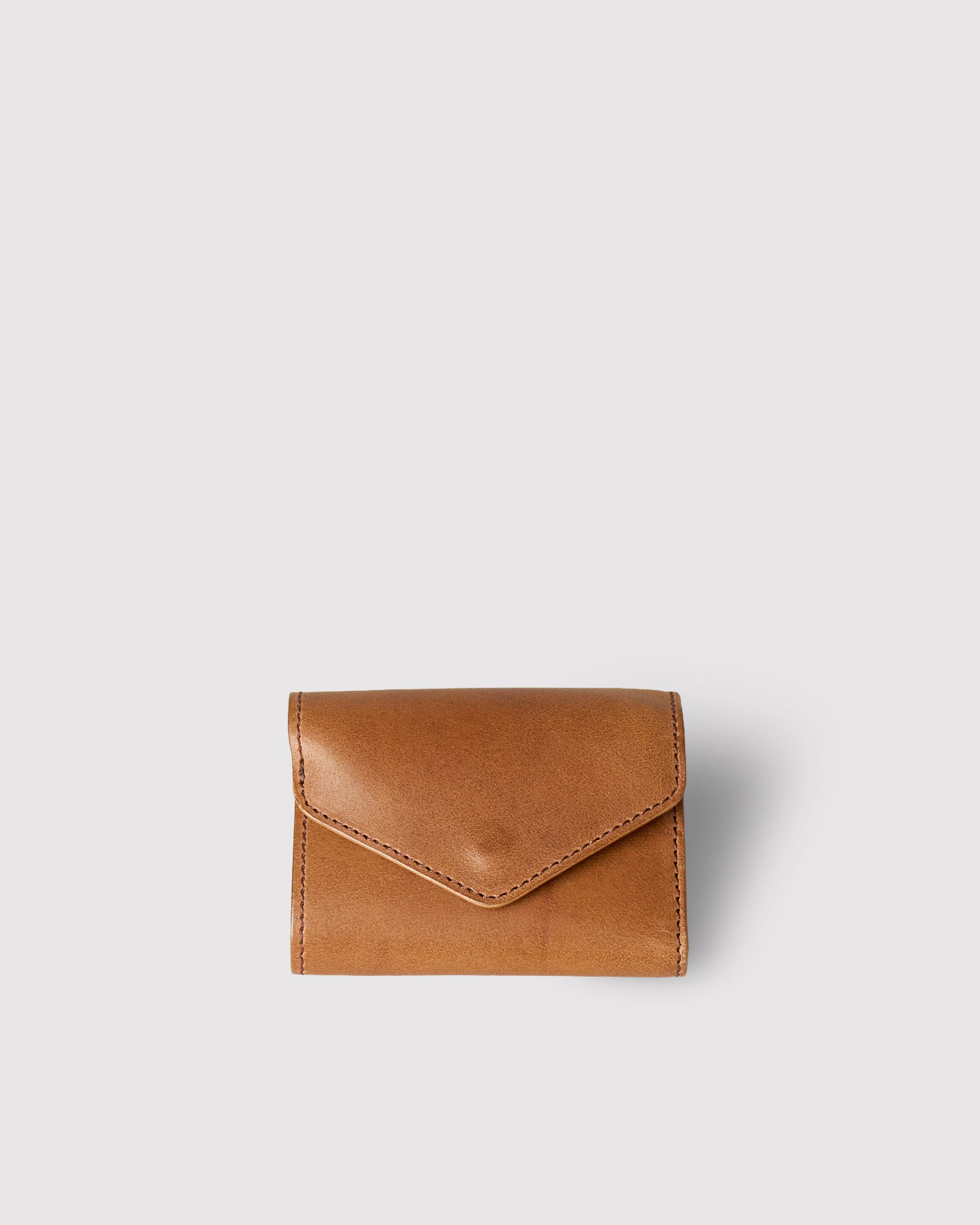 【姫路レザー】Compact Wallet Camel