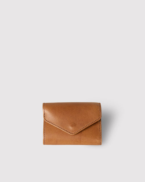 【姫路レザー】Compact Wallet Camel