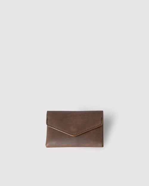【姫路レザー】Card Case Brown